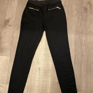 Juicy Couture side zip leggings black, small